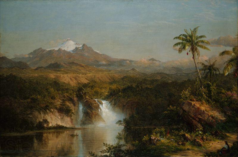 Frederick Edwin Church View of Cotopaxi Norge oil painting art
